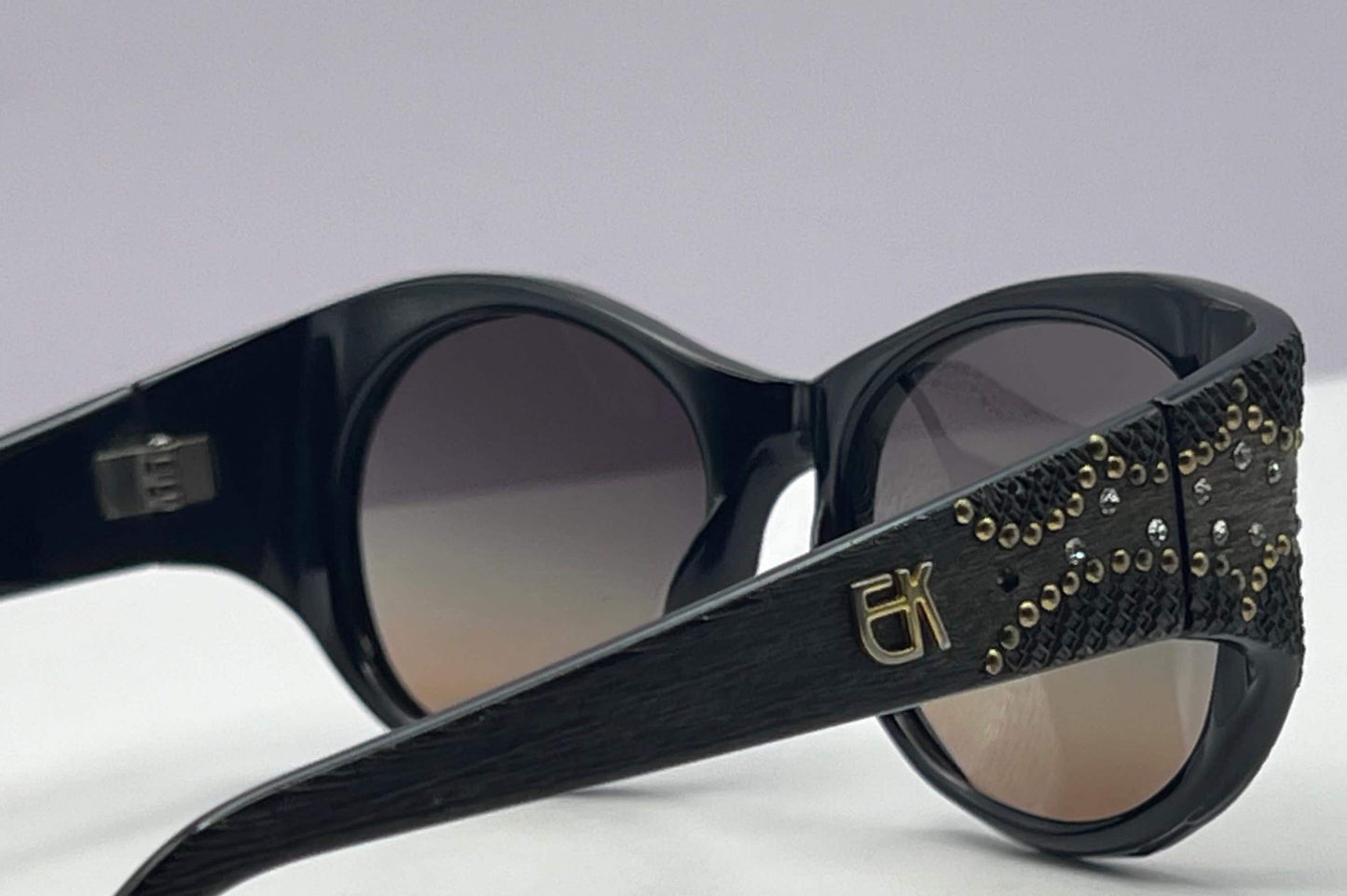 Emmanuelle Khanh 112 410 16 Vintage Sunglasses W|Brand New Custom Gradient Lenses