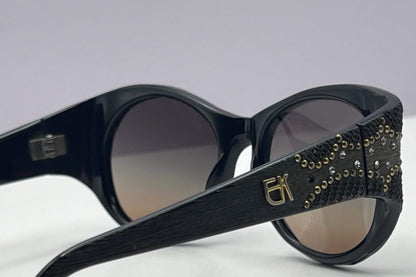Emmanuelle Khanh 112 410 16 Vintage Sunglasses W|Brand New Custom Gradient Lenses