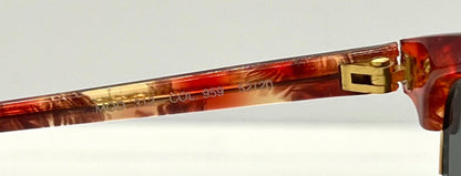 Versace 312|S Red Tortoise Vintage Sunglasses w|New Custom Lenses-52mm-Italy-Unworn