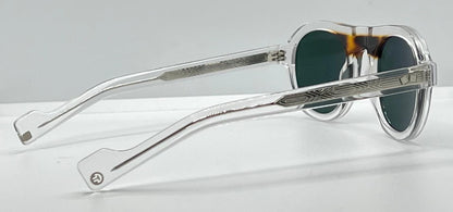 Entourage Of 7 “Decker”-Crystal & Tortoise-Green Lens-Brand New | Unworn-Full Kit