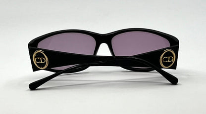 Christian Dior 2853 Vintage Sunglasses-Optyl-Black Gold Cd Logo Austria 57-13-135