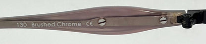 Oakley Flawless 2.0 Brushed Chrome Vintage Sunglasses  w|New Solid Purple Custom Tinted Lenses
