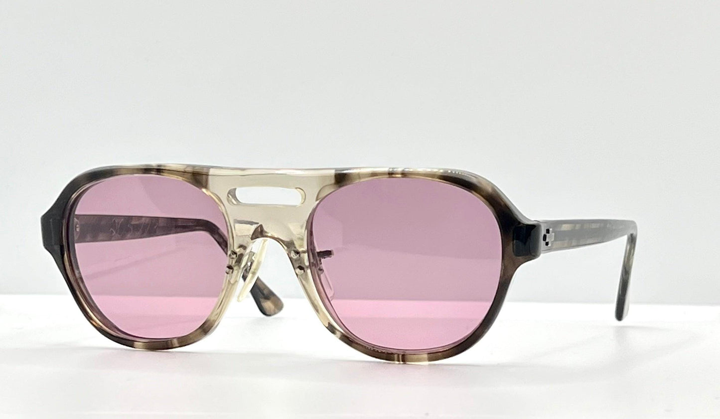 Titmus Z87 Safety Glasses-Industrial Frame W|New, Custom Solid Violet Lenses