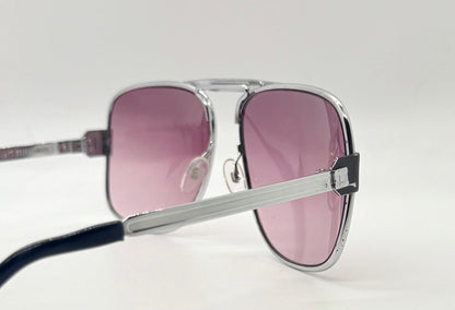 Ted Lapidus 101 Aviator Vintage Sunglasses – Deadstock France – Raised Bridge Design