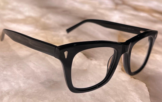 Bellagio Eyewear-Solid Black Wayfarer Model: Yc-21164 C1 | Size 49-22-148 | Brand New