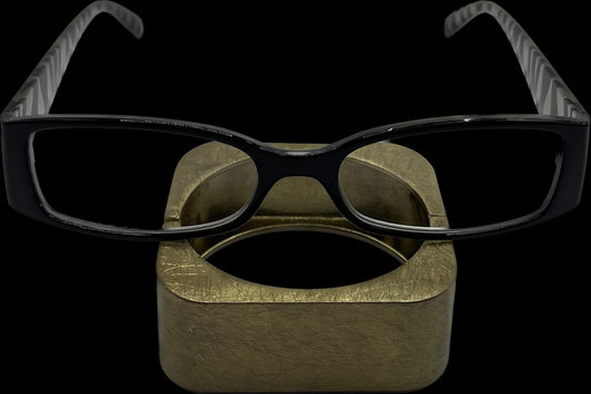 Black & Clear Half Frame Women’s Rectangular Lightweight Reading Glasses.  Mag 1.0 -+2.50