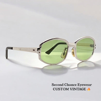 The 1950S Solarspecs K&H-Vintage Sunglasses-Usa W| Brand New, Custom Atomic Green Day|Night Lenses
