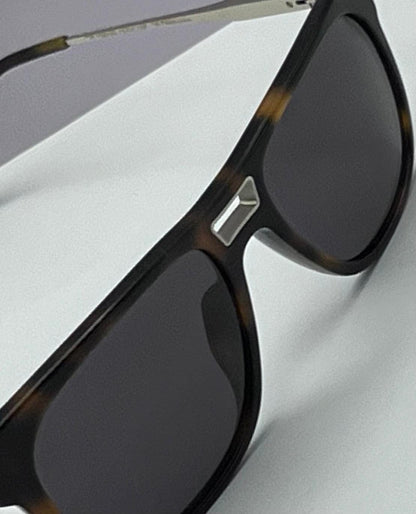 Dunhill Pilot Sunglasses-*3P Sdh135 1Ayp-Double Bridge-Full Rim-Polarized