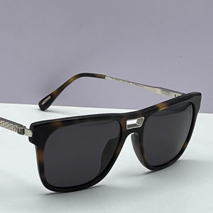 Dunhill Pilot Sunglasses-*3P Sdh135 1Ayp-Double Bridge-Full Rim-Polarized