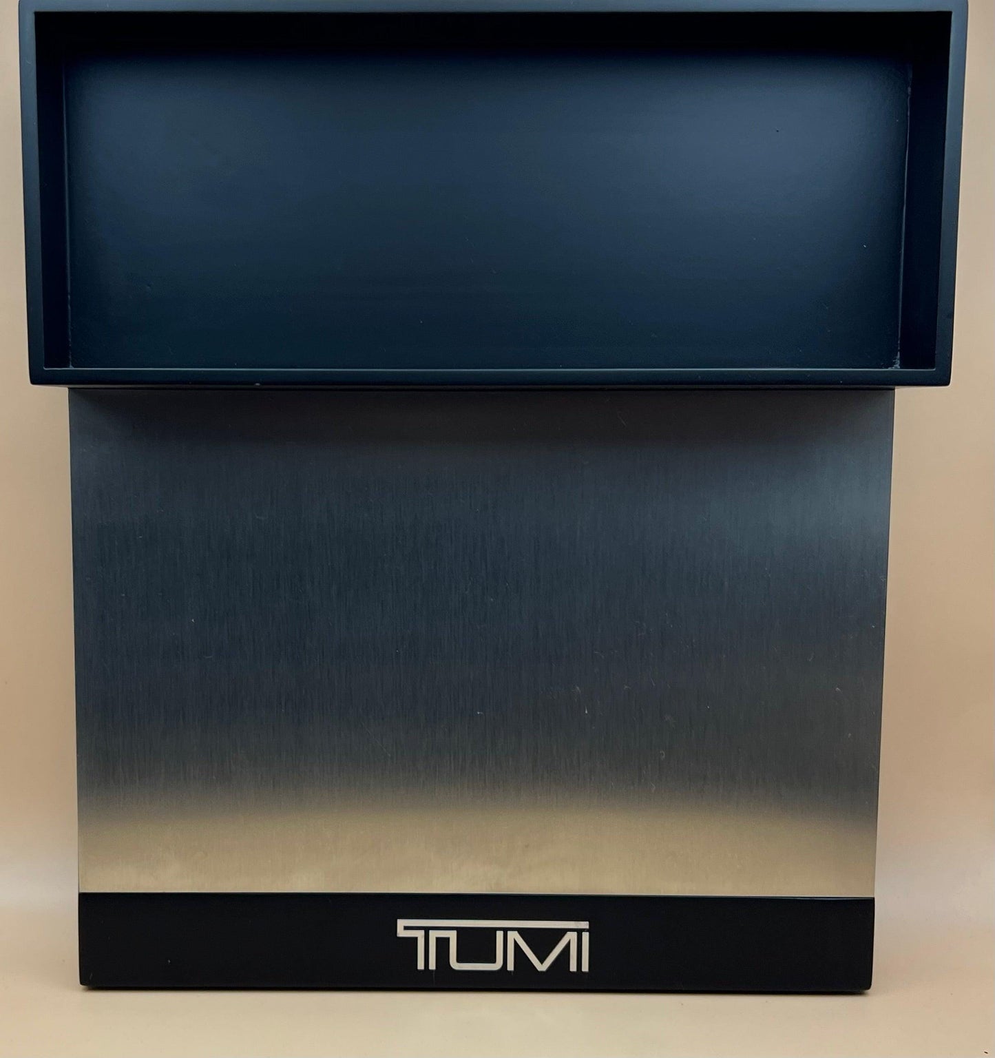 Tumi Multi-Use Retail Display Case: Brand  New. Color Black & Gun Metal Silver