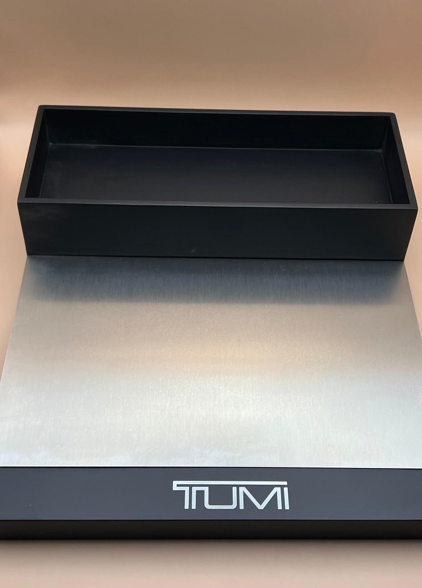 Tumi Multi-Use Retail Display Case: Brand  New. Color Black & Gun Metal Silver