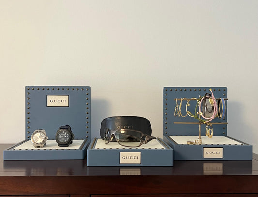 Gucci Studded Dresser-Countertop Displays| 3 Piece Set | No Other Set Like It!