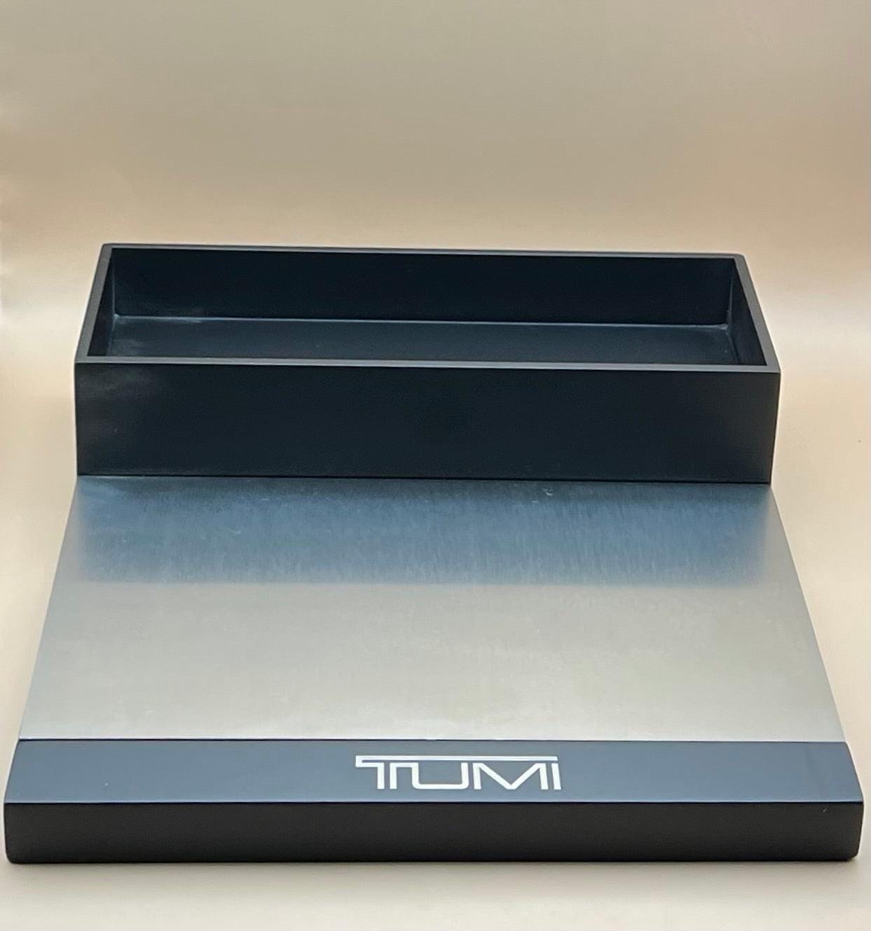 Tumi Multi-Use Retail Display Case: Brand  New. Color Black & Gun Metal Silver