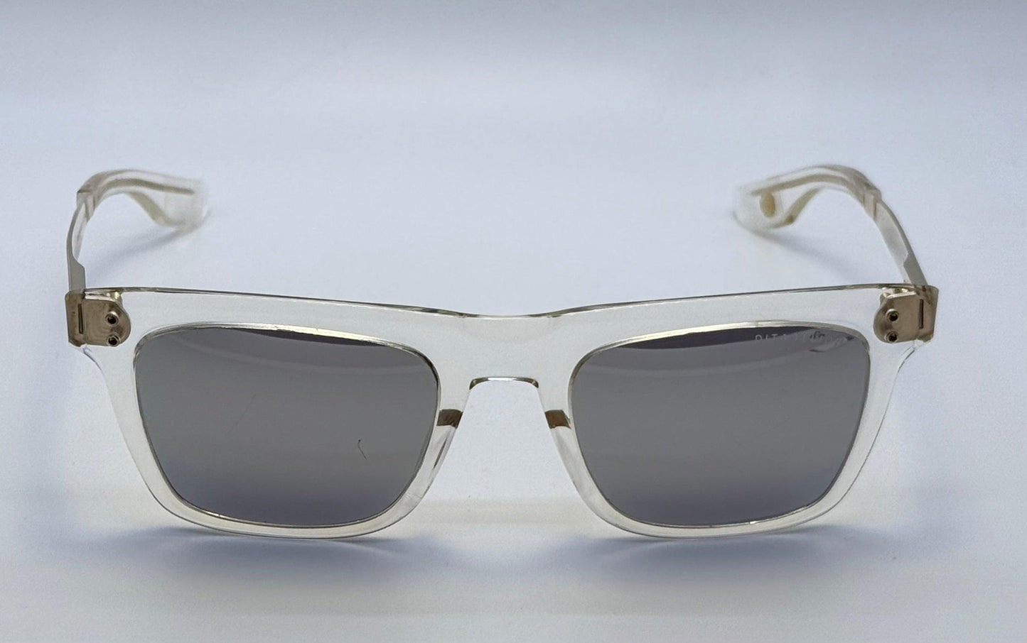 Dita Telion Clear Gold – Rare Handcrafted Japan Acetate & Titanium Sunglasses 51Mm