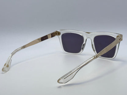 Dita Telion Clear Gold – Rare Handcrafted Japan Acetate & Titanium Sunglasses 51Mm