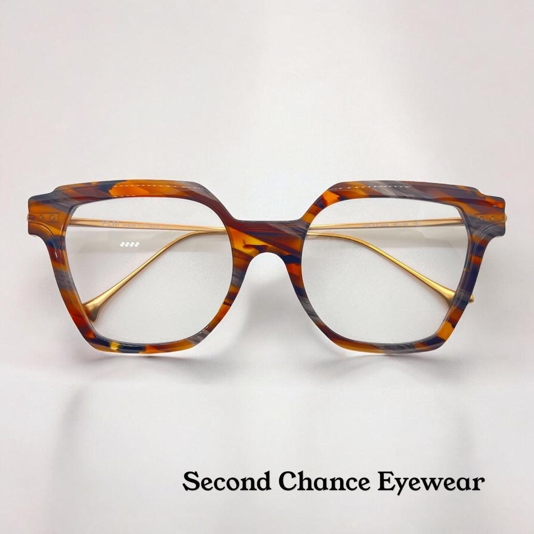 Plm Plein Les Mirettes Eyeglass Frame Mod. Hybride (Hyb) Xvi 425 Brand New With Case