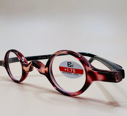 Small Round Readers. Brand New And Come In Various Tortoise Shell Colors And Magnifications
