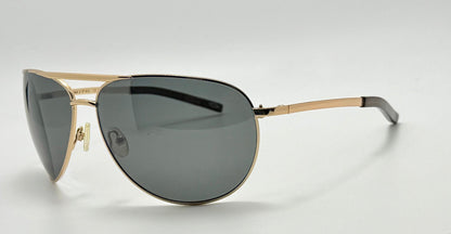 Smith Serpico Gold Aviator with Custom Polarized Blue|Grey Berko’s Designs Lenses