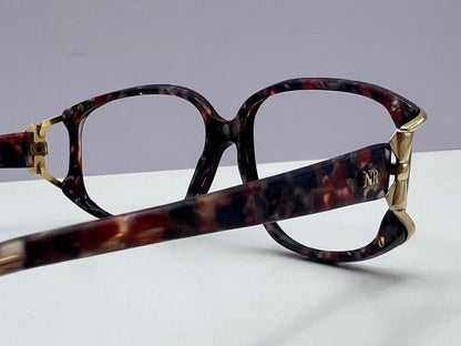Nina Ricci Nr 3010 Col.6240 Butterfly Frame-Multi Color With Gold Hardware 55-16