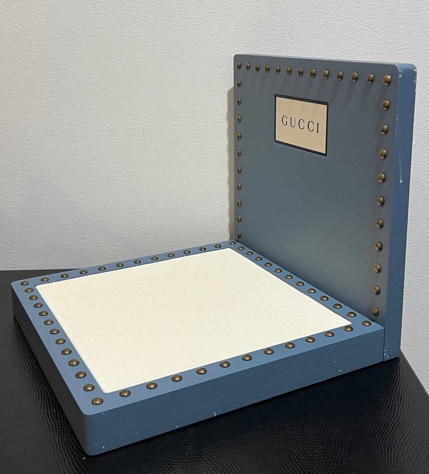 Gucci Studded Flat-Back Dresser Countertop Display | Retail Display | Rare