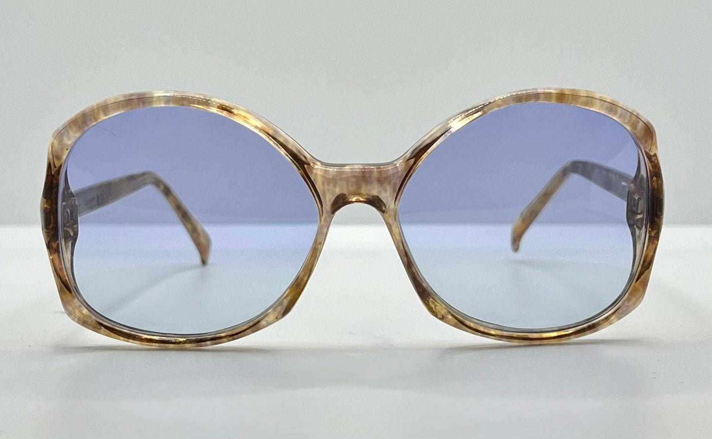 Tura 755-B – 5 1|4 Vintage Sunglasses W|New, Custom Solid Soft Lavender Day|Night Lenses-France