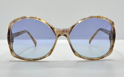 Tura 755-B – 5 1|4 Vintage Sunglasses W|New, Custom Solid Soft Lavender Day|Night Lenses-France