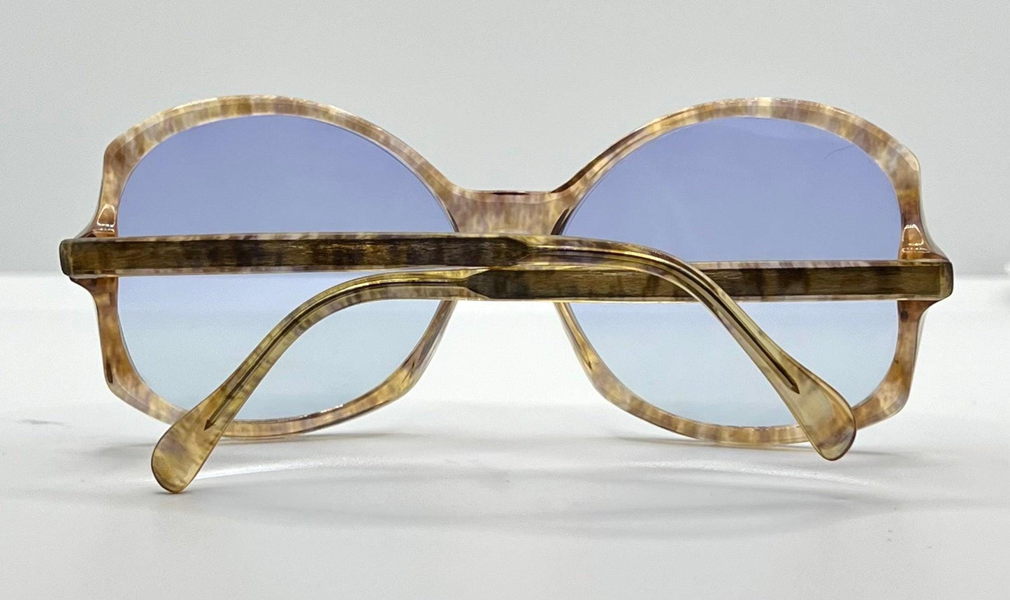 Tura 755-B – 5 1|4 Vintage Sunglasses W|New, Custom Solid Soft Lavender Day|Night Lenses-France