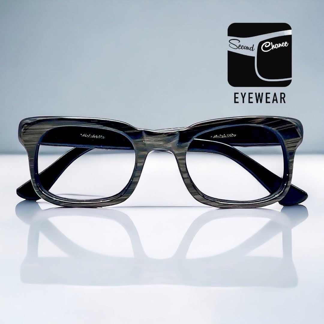 The 1950S Black Horn-Rim Eyeglass Vintage Frames – Collectors Condition-Ready For Lenses