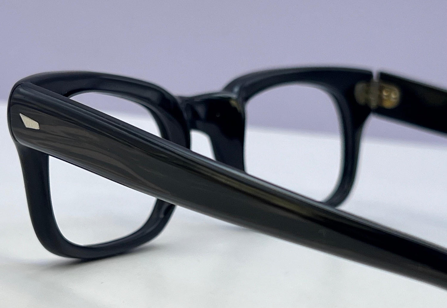 The 1950S Black Horn-Rim Eyeglass Vintage Frames – Collectors Condition-Ready For Lenses