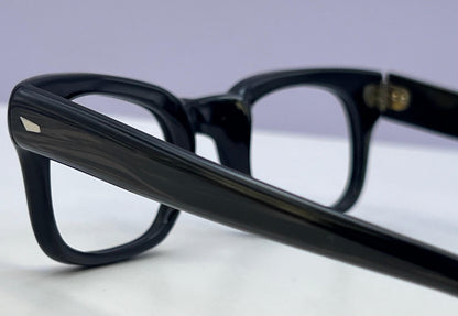 The 1950S Black Horn-Rim Eyeglass Vintage Frames – Collectors Condition-Ready For Lenses