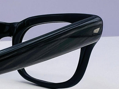 The 1950S Black Horn-Rim Eyeglass Vintage Frames – Collectors Condition-Ready For Lenses