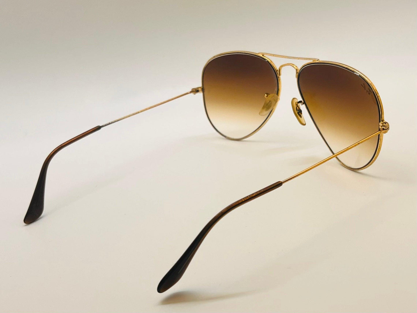 Ray-Ban Classic Aviator Sunglasses-Rb3025 001|51-Gold Frame W| Brand New Gradient Brown Lenses