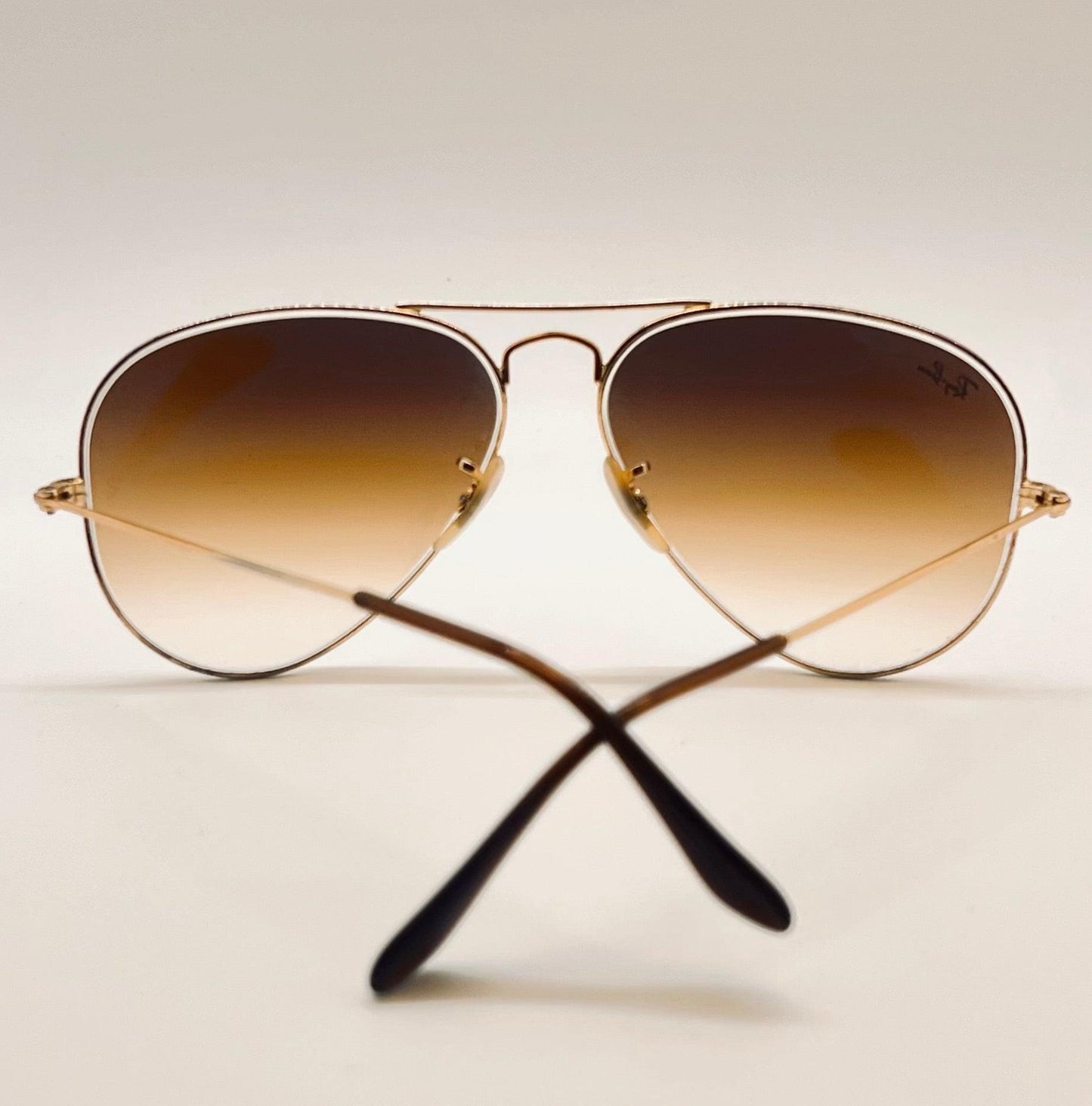 Ray-Ban Classic Aviator Sunglasses-Rb3025 001|51-Gold Frame W| Brand New Gradient Brown Lenses