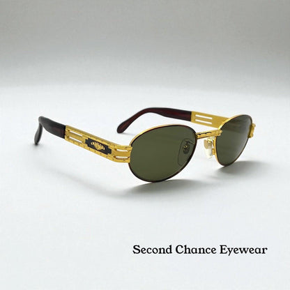 Sting 4170 Col 120 Vintage Sunglasses Gold Tortoise Oval Frame Deadstock Italy