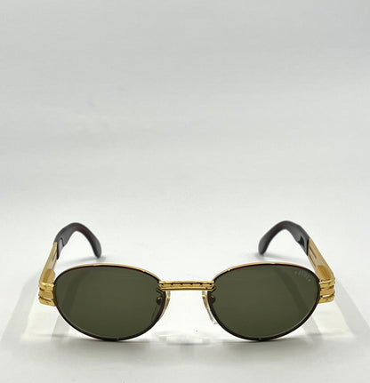 Sting 4170 Col 120 Vintage Sunglasses Gold Tortoise Oval Frame Deadstock Italy