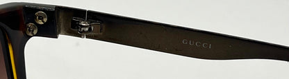 Gucci Gg1588|S Qzuej Tortoise Wrap Sunglasses W|New, Custom Gradient Lenses-Original Case-Italy