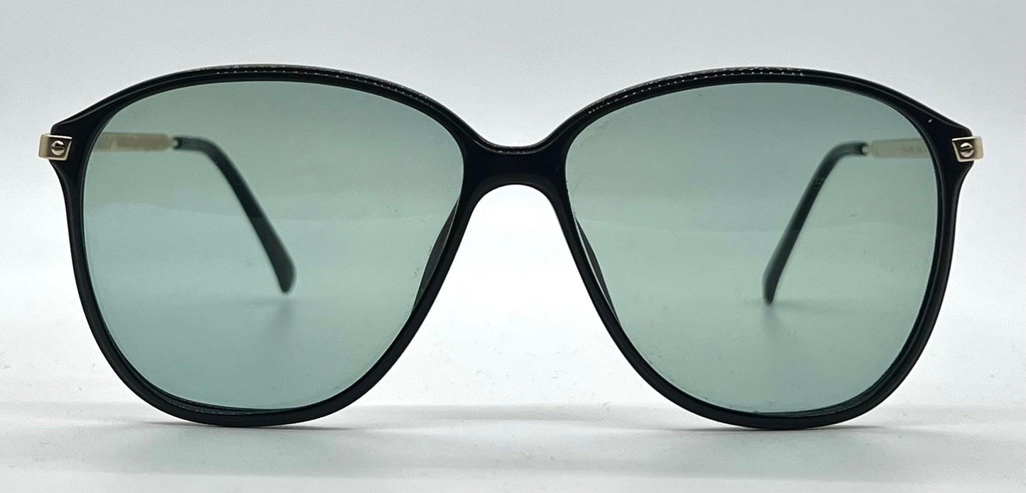 Playboy 4605 90 Vintage Sunglasses w/New Solid Aquamarine Custom Lenses