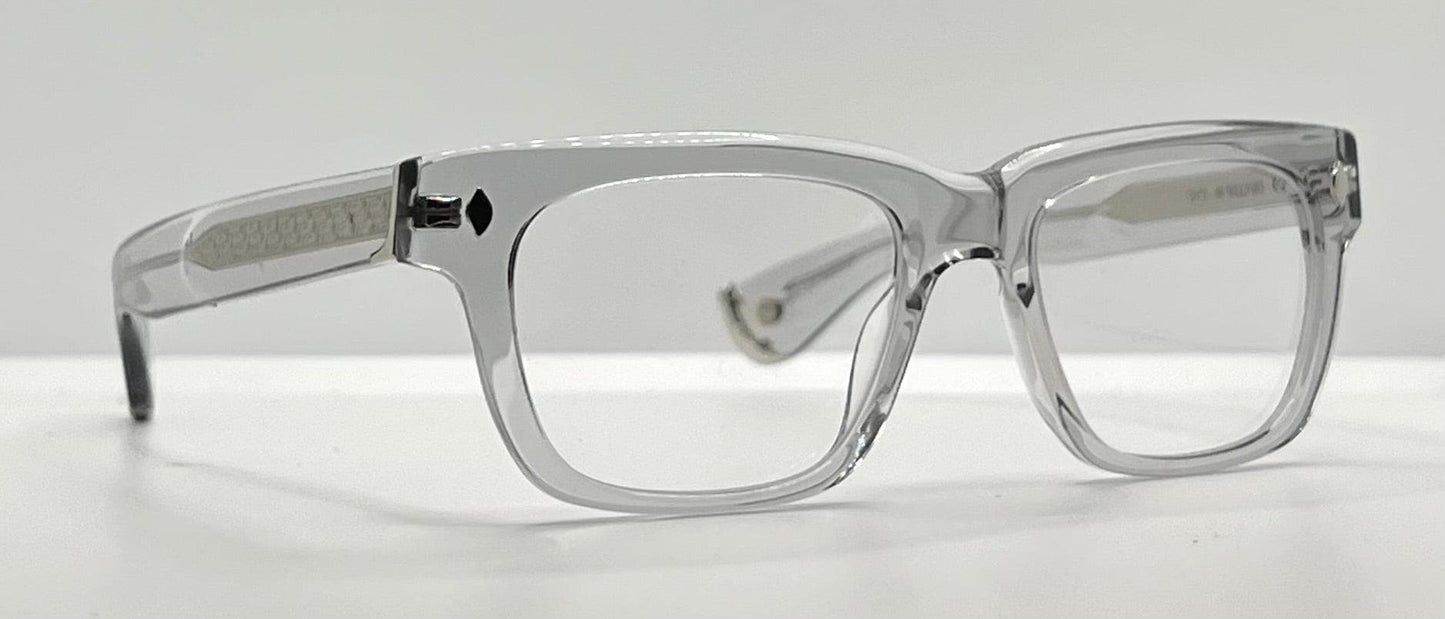 Garrett Leight X Officine Générale Ogx Optical Frame-Crystal 50-20Mm-New|Full Kit