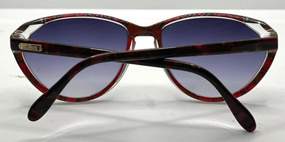 Silhouette M1298 Vintage Cat Eye Sunglasses w|New Custom Gradient Lenses-57mm-Austria|Unworn