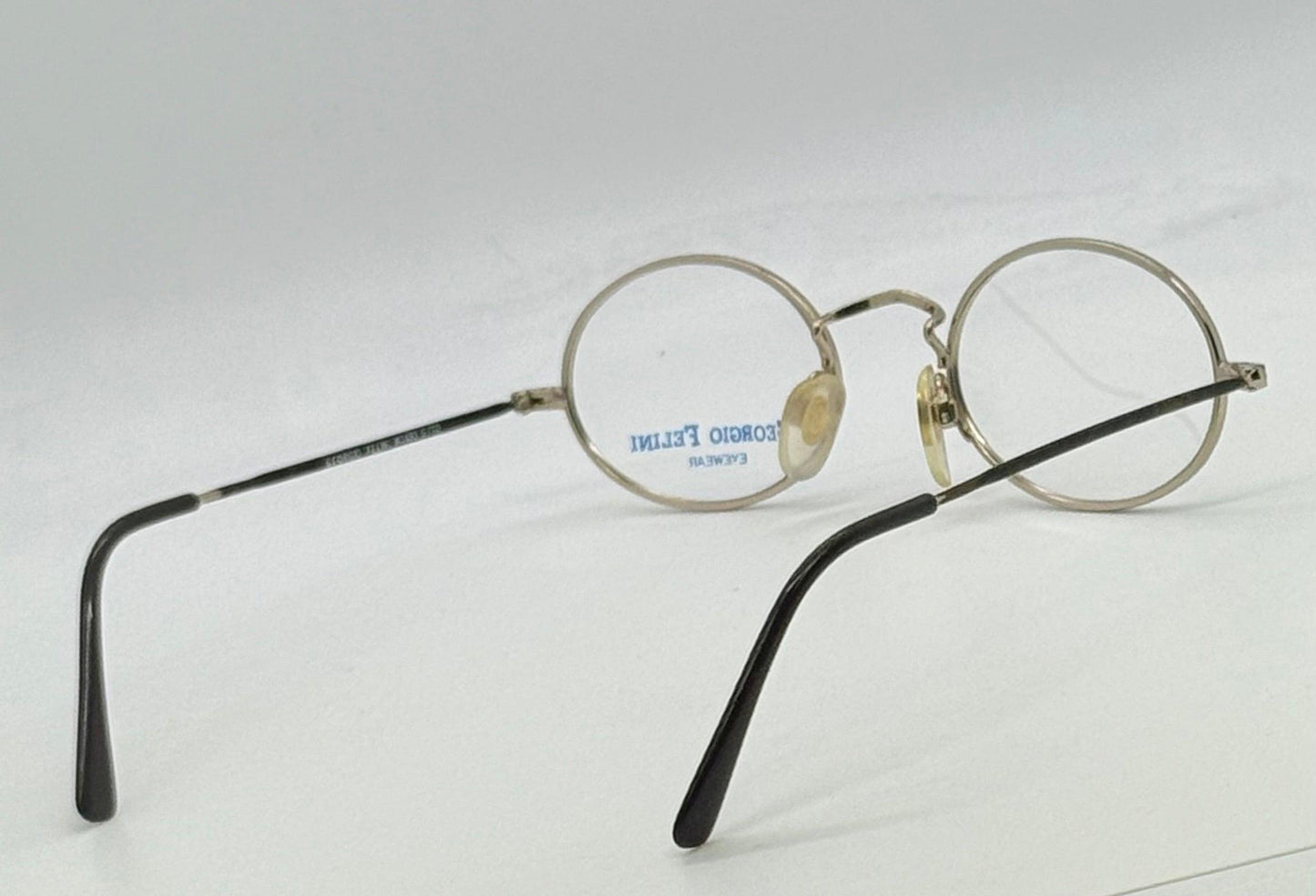 Giorgio Felini W1480 G|To Vintage Eyeglasses-Deadstock Unworn With Original Clip-On