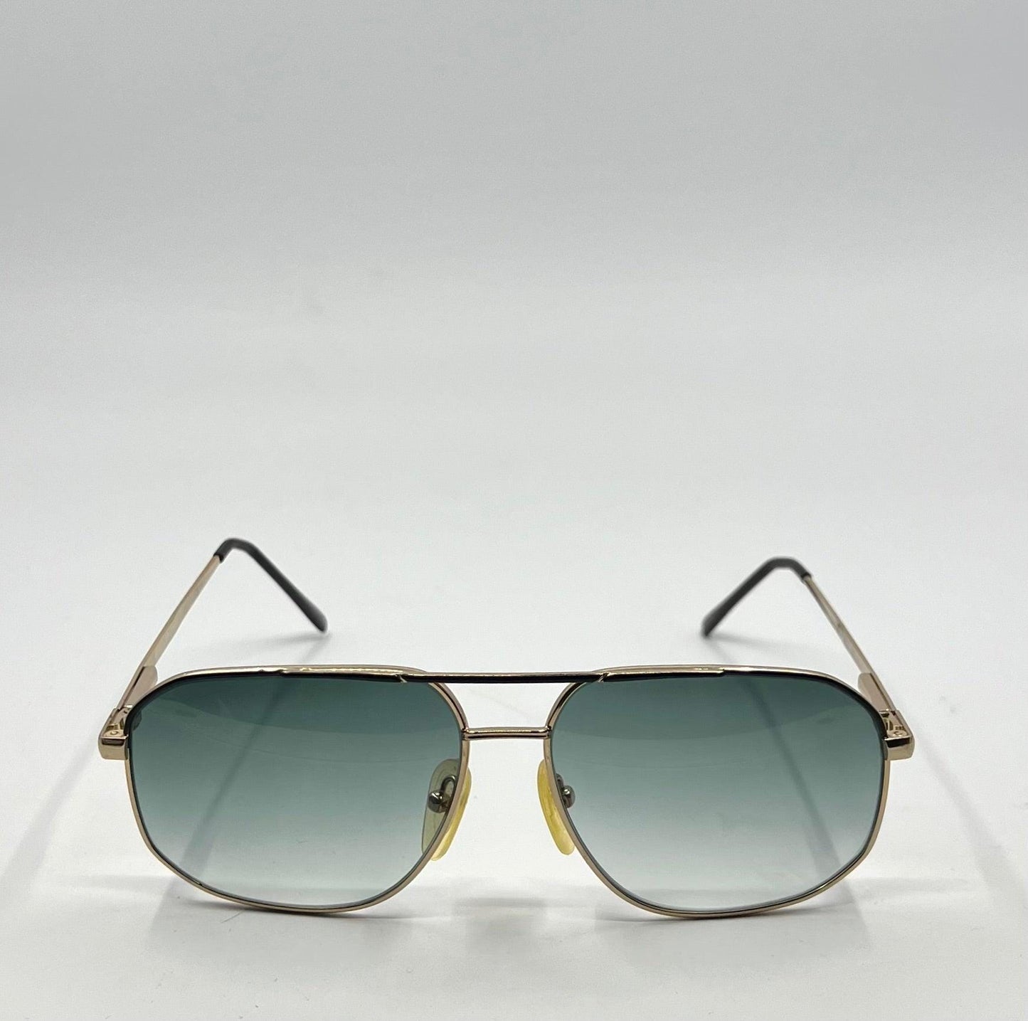 Georgio Felini 9788 Aviator Sunglasses W|New Gradient Tinted Custom Lenses-Vintage-Unworn-59Mm-Italy