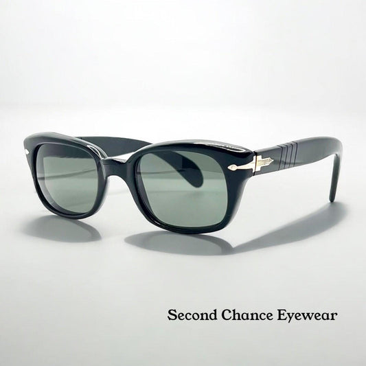 Persol Ratti Meflecto Sunglasses-Empire Arrow Design-Custom Green G-15 Lenses-Vintage