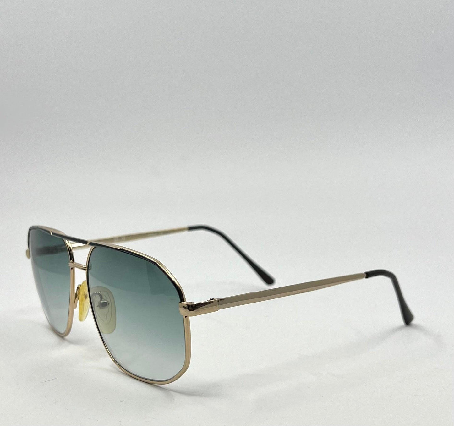 Georgio Felini 9788 Aviator Sunglasses W|New Gradient Tinted Custom Lenses-Vintage-Unworn-59Mm-Italy