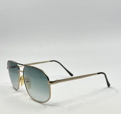 Georgio Felini 9788 Aviator Sunglasses W|New Gradient Tinted Custom Lenses-Vintage-Unworn-59Mm-Italy
