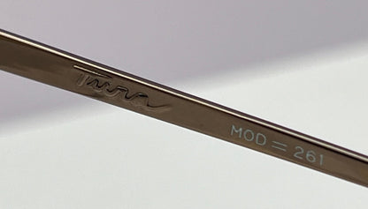 Vintage Tura Frames-Mod. 261 H38 New|Old Stock-1970’S Era Full Rim-Made In Japan