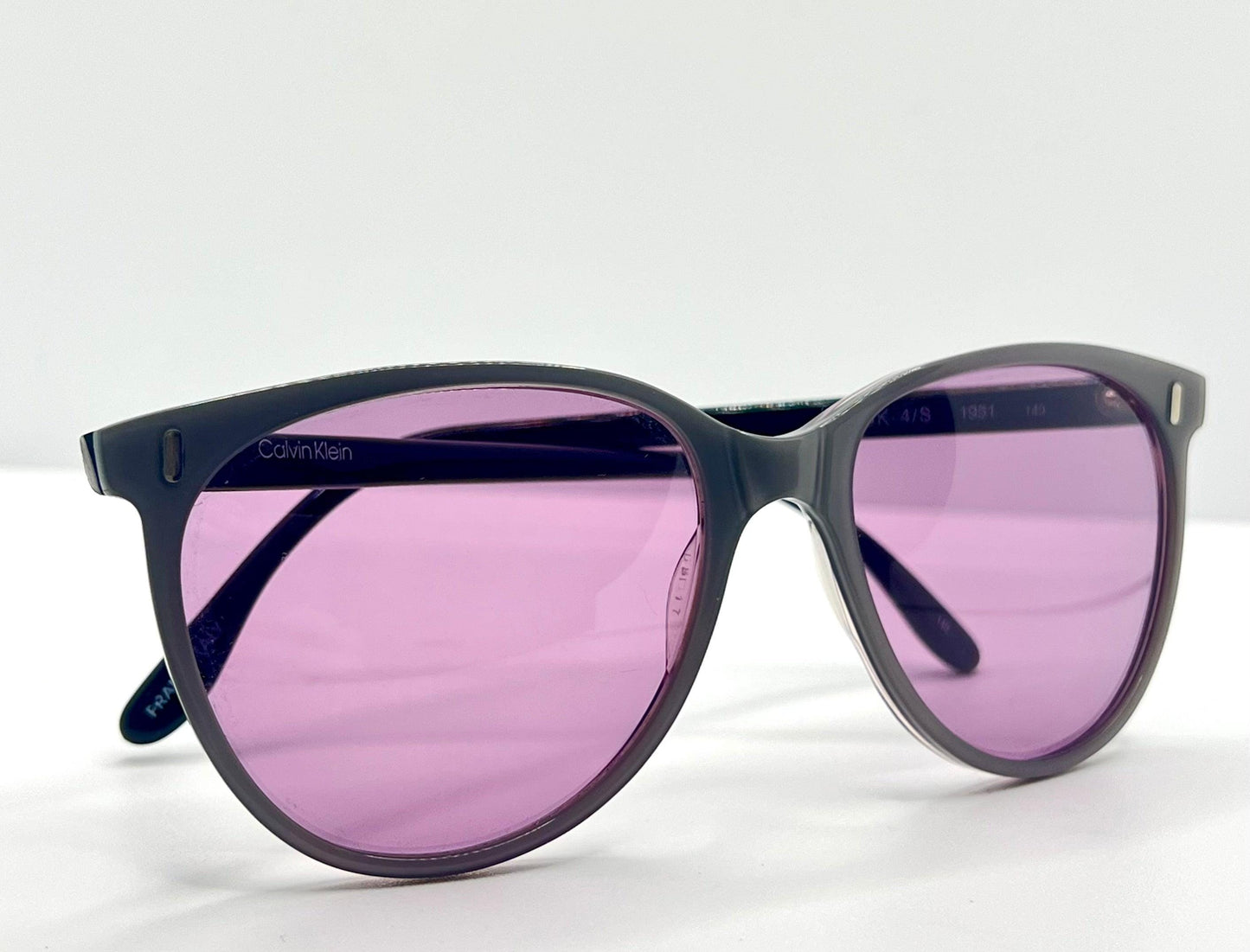Calvin Klein Ck-4|S Vintage Sunglasses W| Custom Pink Lenses – Deadstock