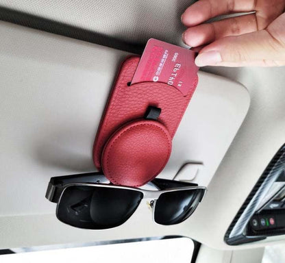 Single Slot-Magnetic Closure- Eyewear Visor Clip-Universal Fit-Card Fastener- Brand New