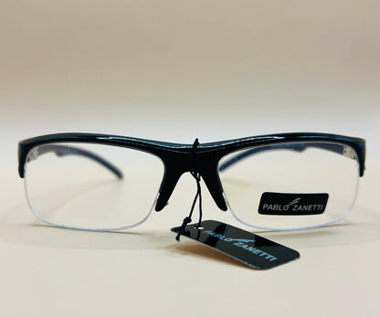 Pablo Zanetti Top Heavy Narrow Frames. Clear Lenses, No Magnification. Affordable Option To Expense Frames! Protective Eywear