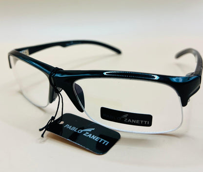 Pablo Zanetti Top Heavy Narrow Frames. Clear Lenses, No Magnification. Affordable Option To Expense Frames! Protective Eywear