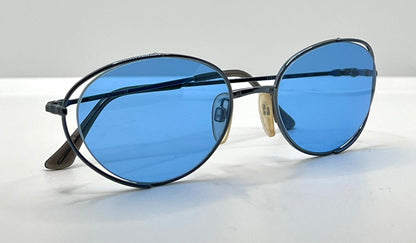 Vintage Yves Saint Laurent 4163 c.Y385 Sunglasses – Deadstock – Made in Italy – Custom Blue Lenses